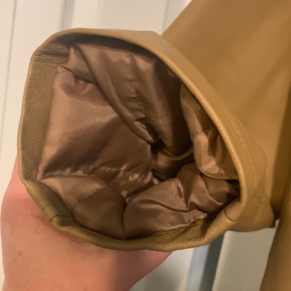Brown Leather Coat - Picture 5 of 12